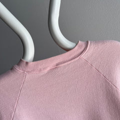 1980s Ski Taos Pale Pink Sweatshirt by Jerzees