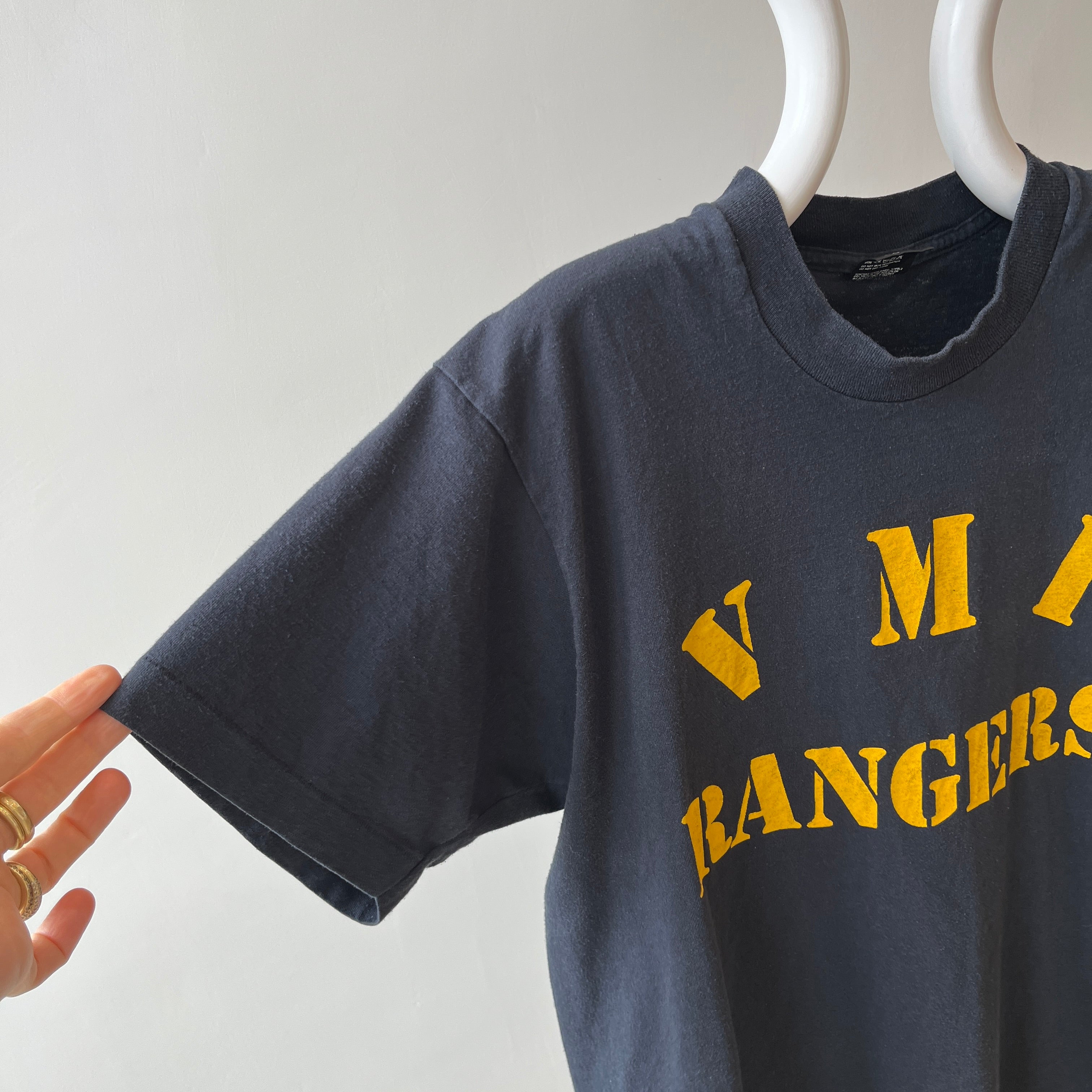 1980s VMI Rangers Screen Stars T-Shirt - Virginia Military Institute