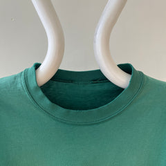 1980s/90s Faded Green Pocket T Shirt