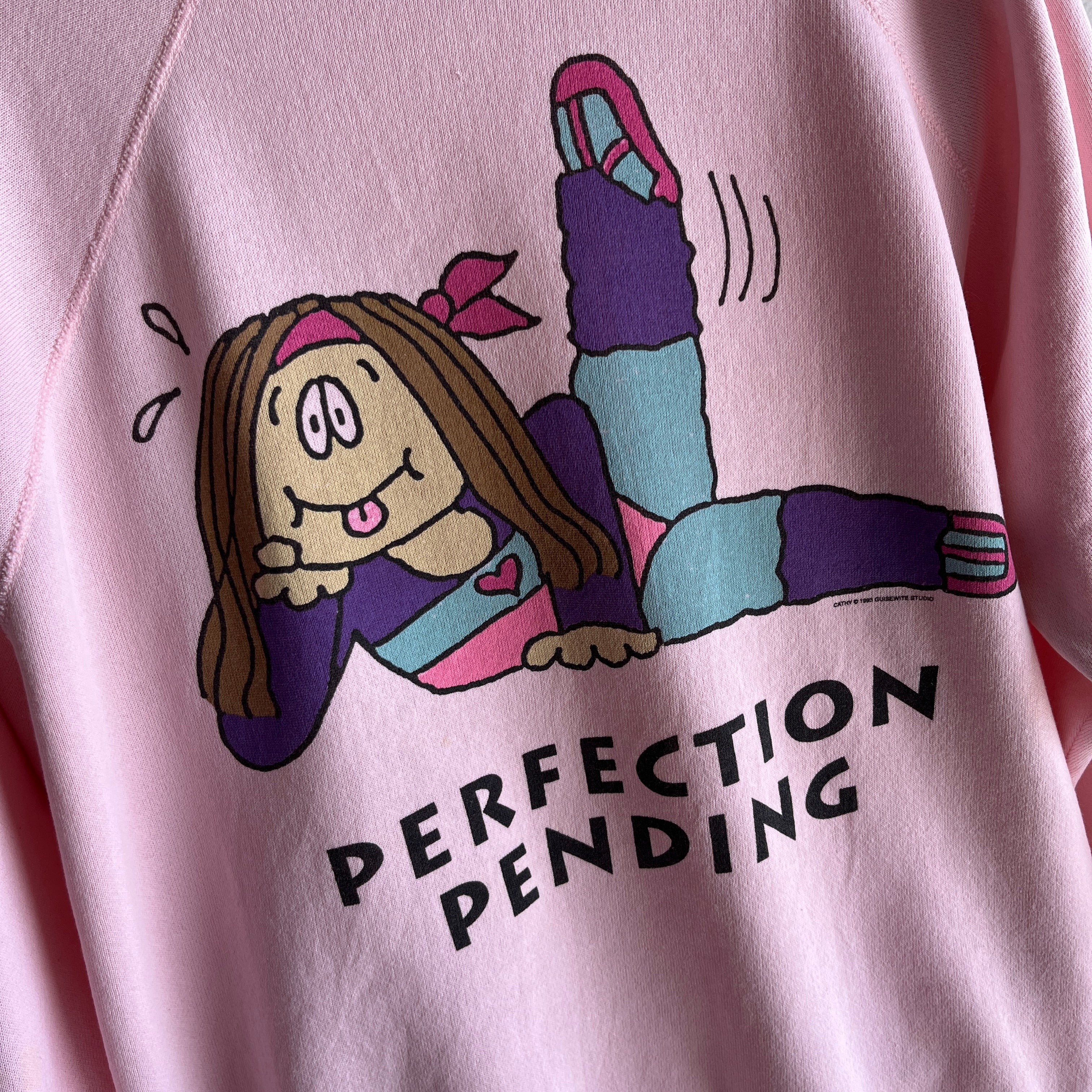 1993 Cathy Cartoon - Perfection Pending - WOW