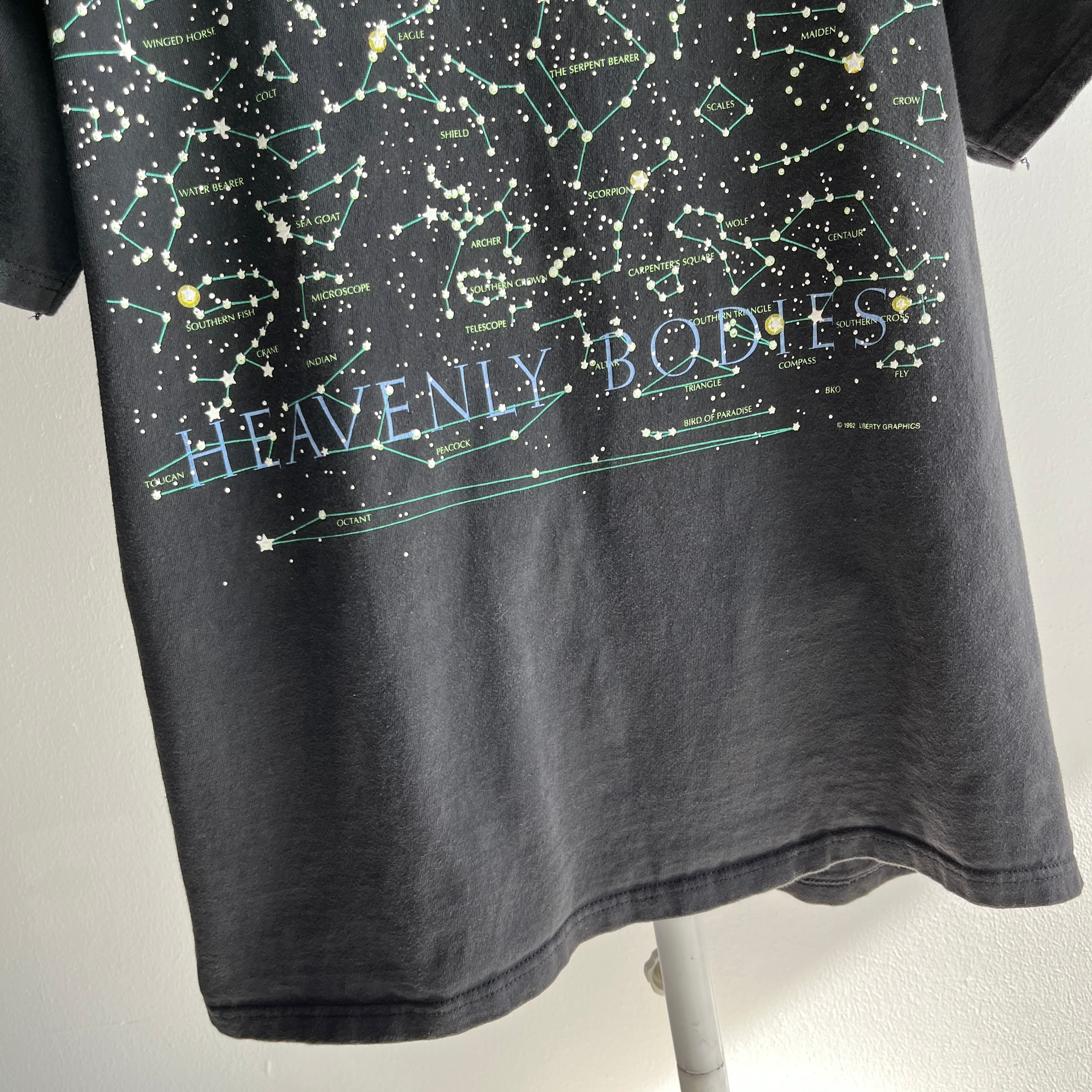 1992 Heavenly Bodies Front and Back Constellations T-Shirt - !!!!