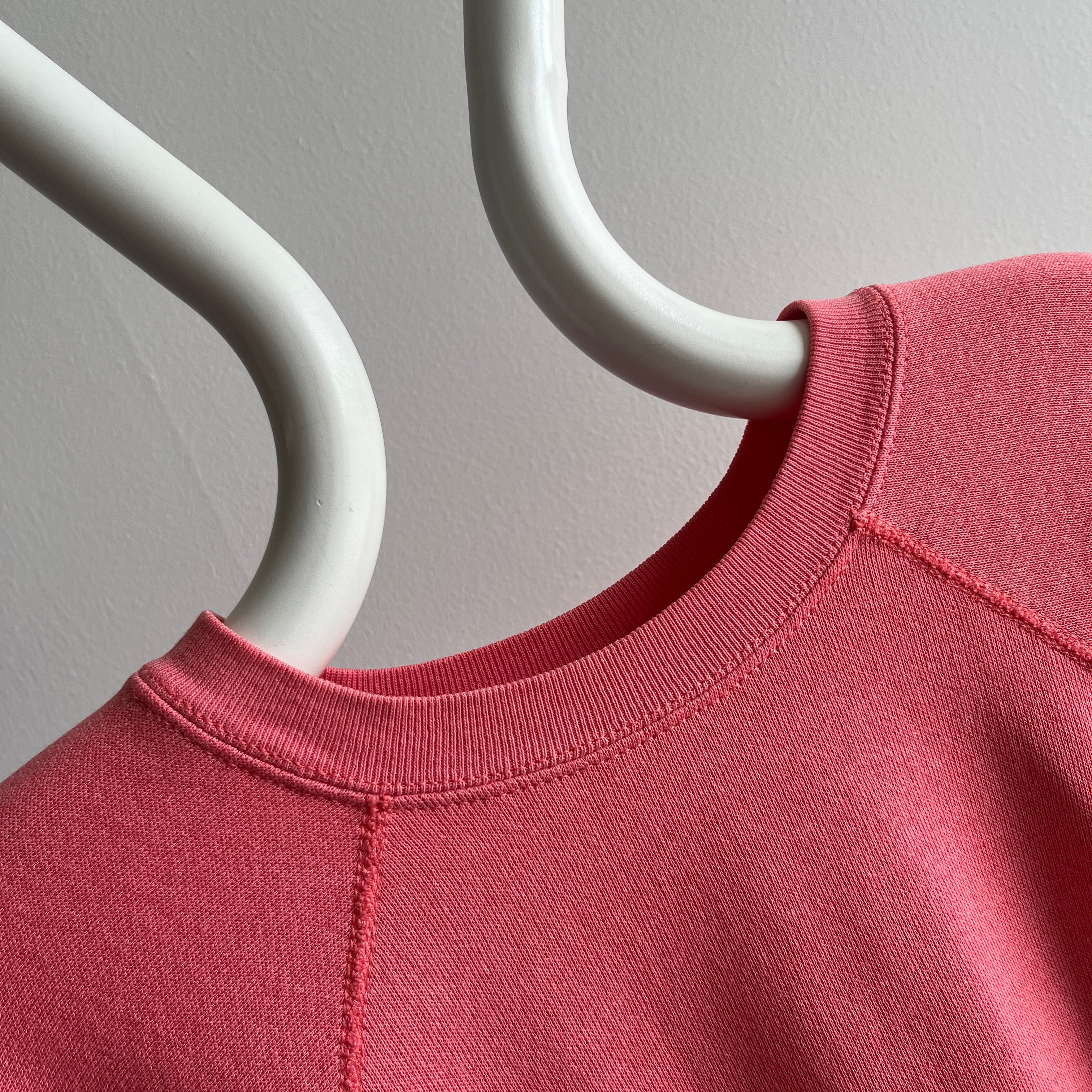 1980s Salmon Pink (In a Good Way) Soft and Cozy Sweatshirt