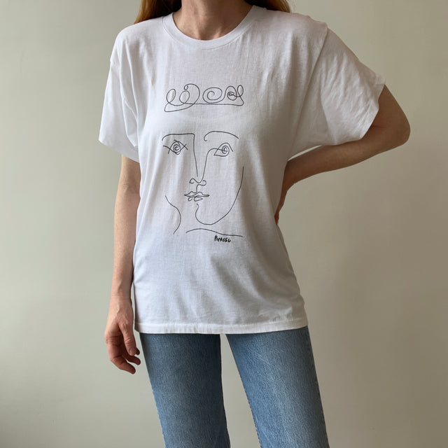 1980s Picasso T-Shirt by Sneakers with Amazing Sleeves