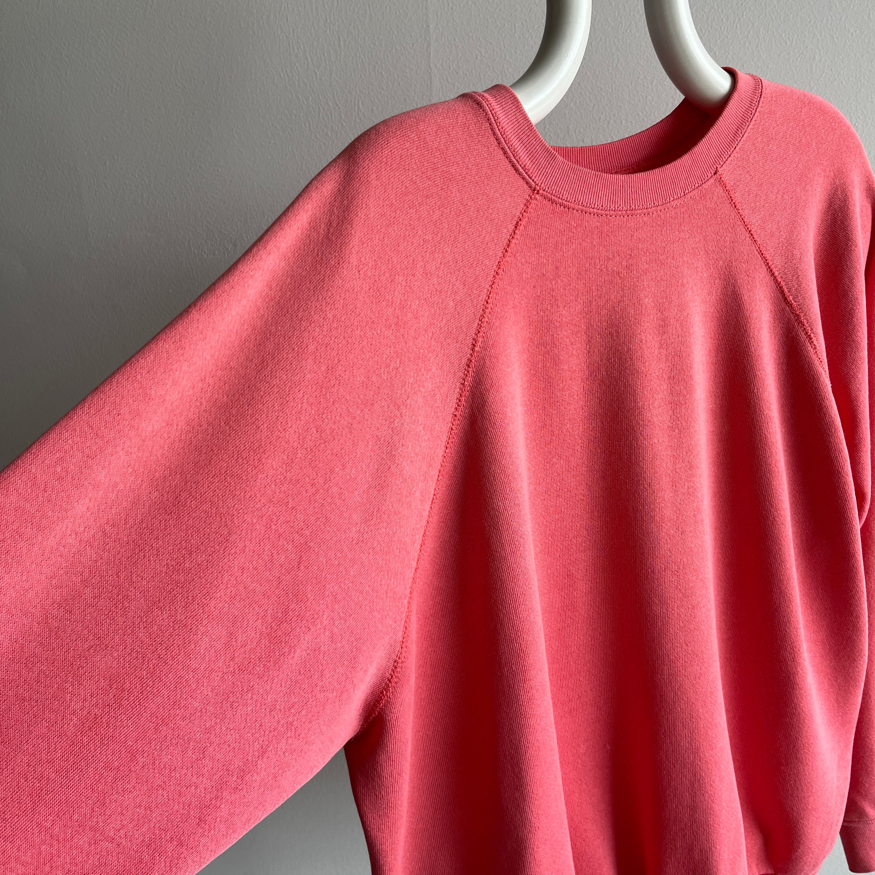 1980s Salmon Pink (In a Good Way) Soft and Cozy Sweatshirt
