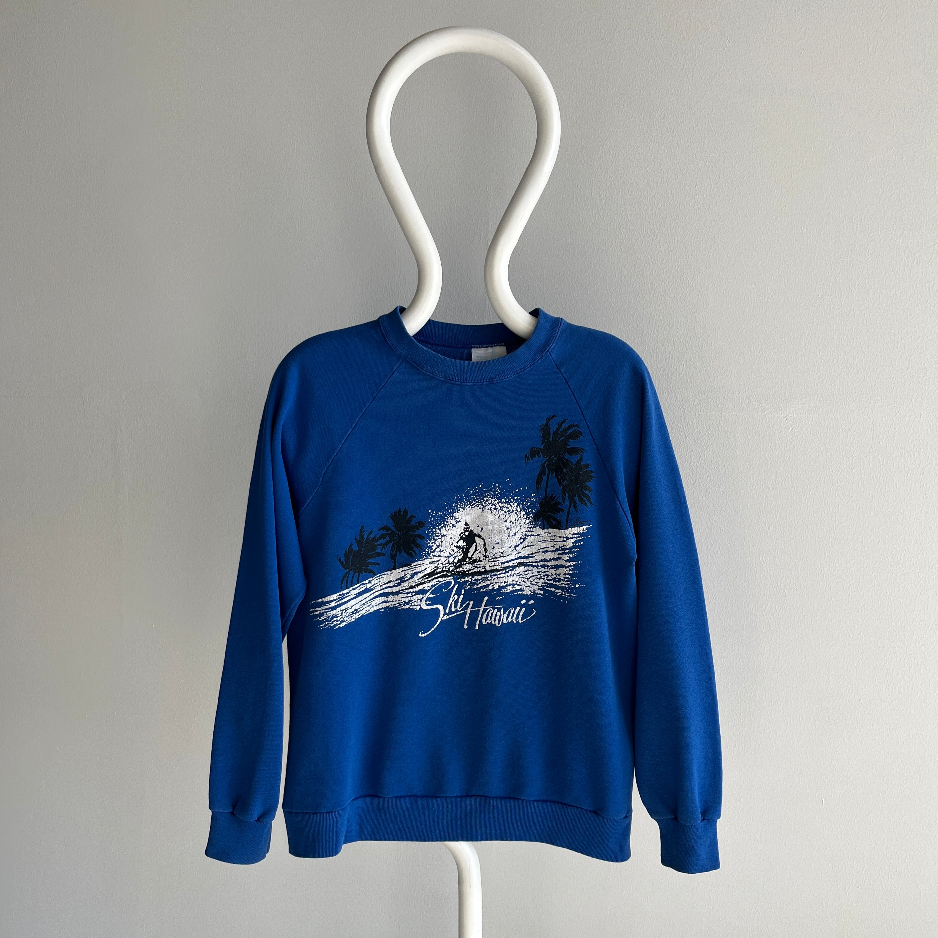 1980s Ski Hawaii Sweatshirt !!!