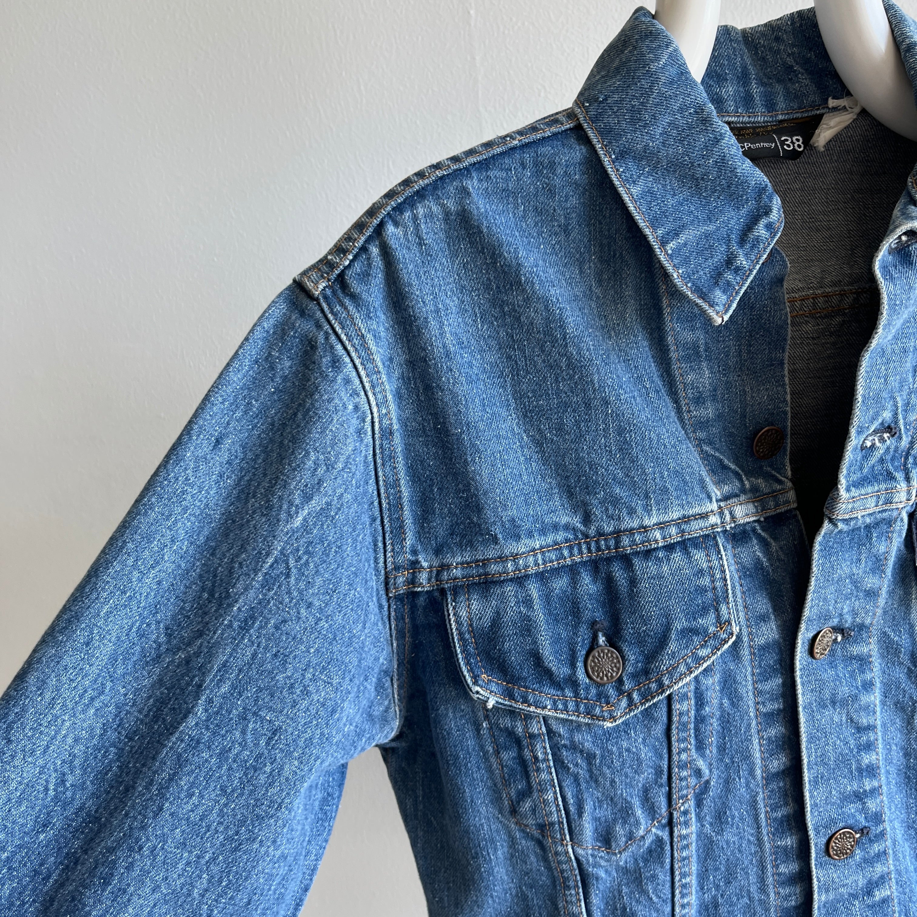 1980s JC Penny Collectible Denim Jean Jacket - !!!!