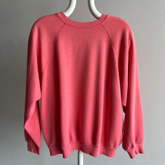 1980s Salmon Pink (In a Good Way) Soft and Cozy Sweatshirt