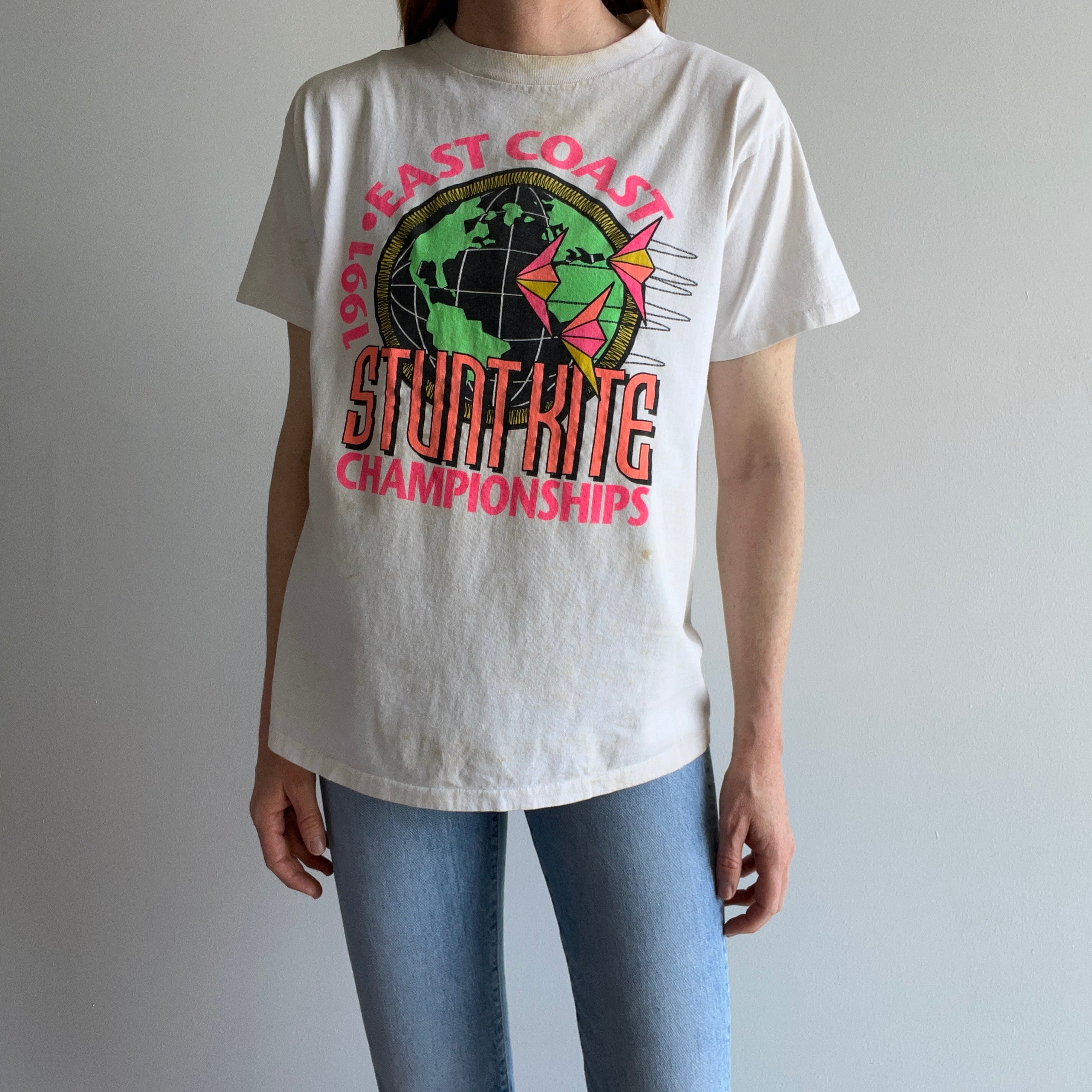 1991 Epic Stunt Kite Championships *Rotten* Cotton T-shirt - Personal Collection