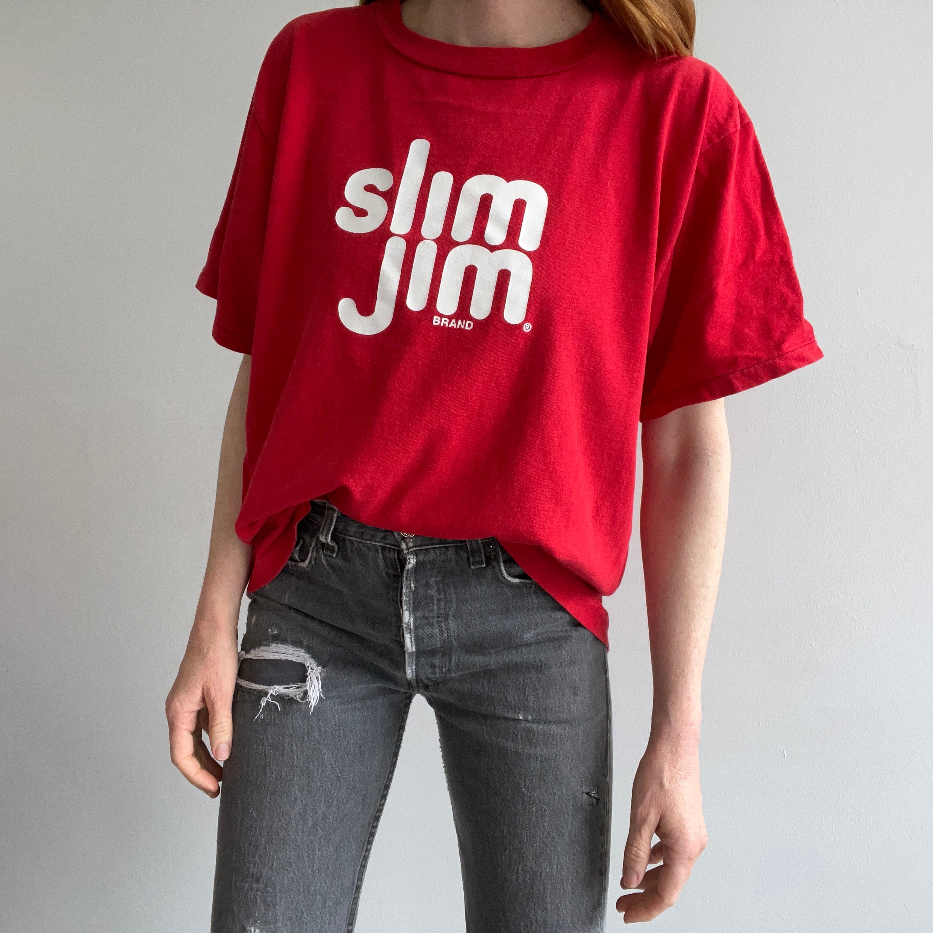 1980s Slim Jim Cotton T-Shirt