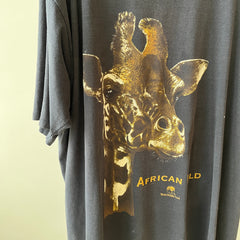 1993 (?) African Wilderness Giraffe Larger T-Shirt - World Wildlife Funds