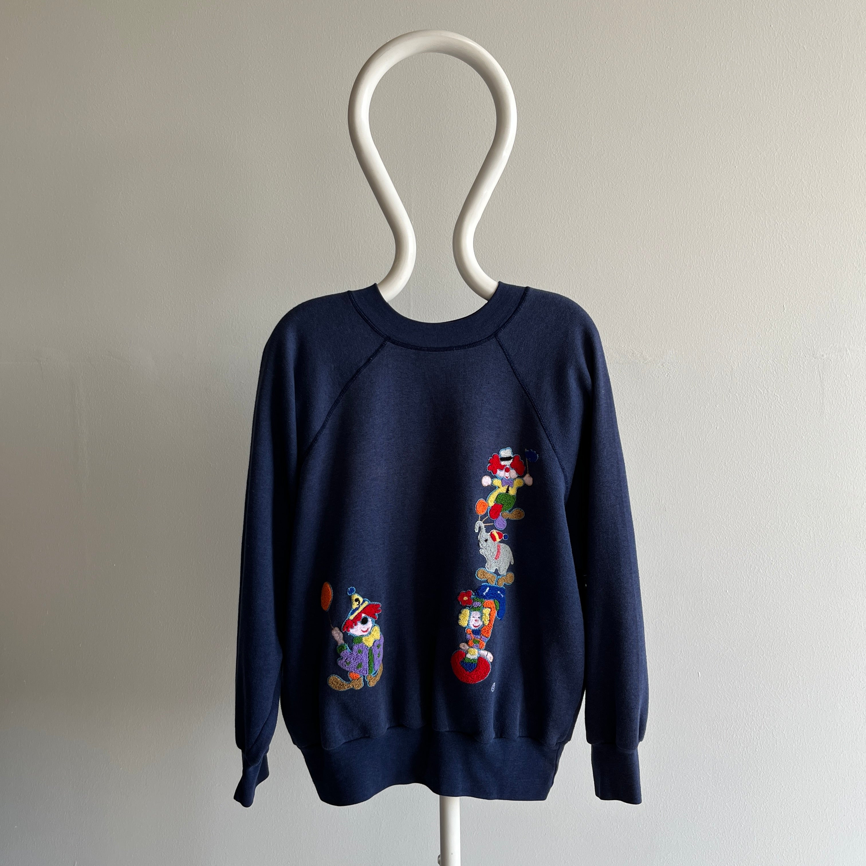 1970s DIY Clown Sweatshirt - EPIC