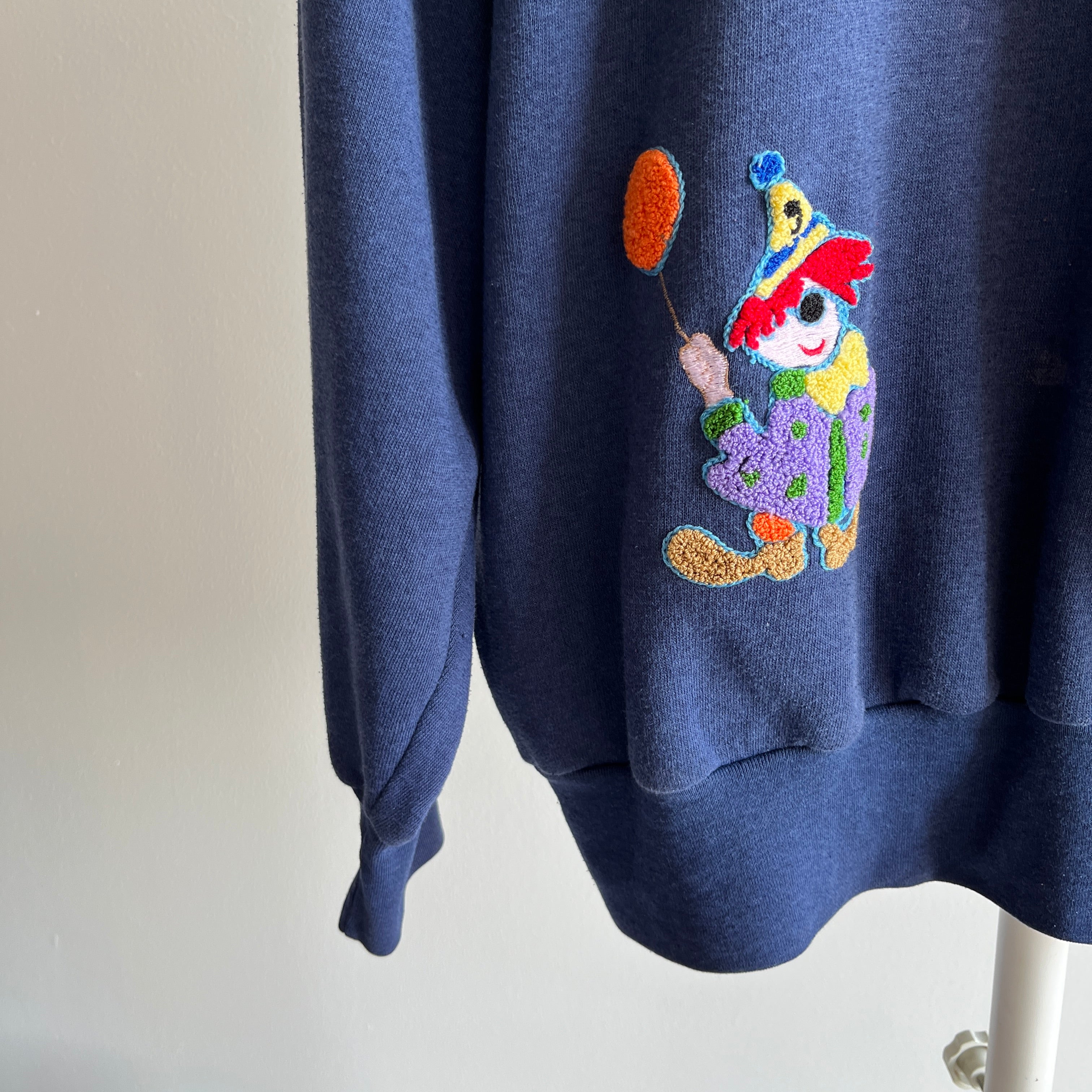 1970s DIY Clown Sweatshirt - EPIC