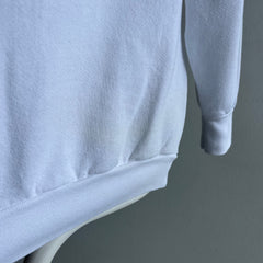 1980s Blank White Raglan Sweatshirt