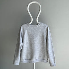 1990s Structured Light Gray Raglan by Tultex