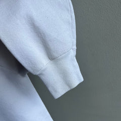 1980s Blank White Raglan Sweatshirt