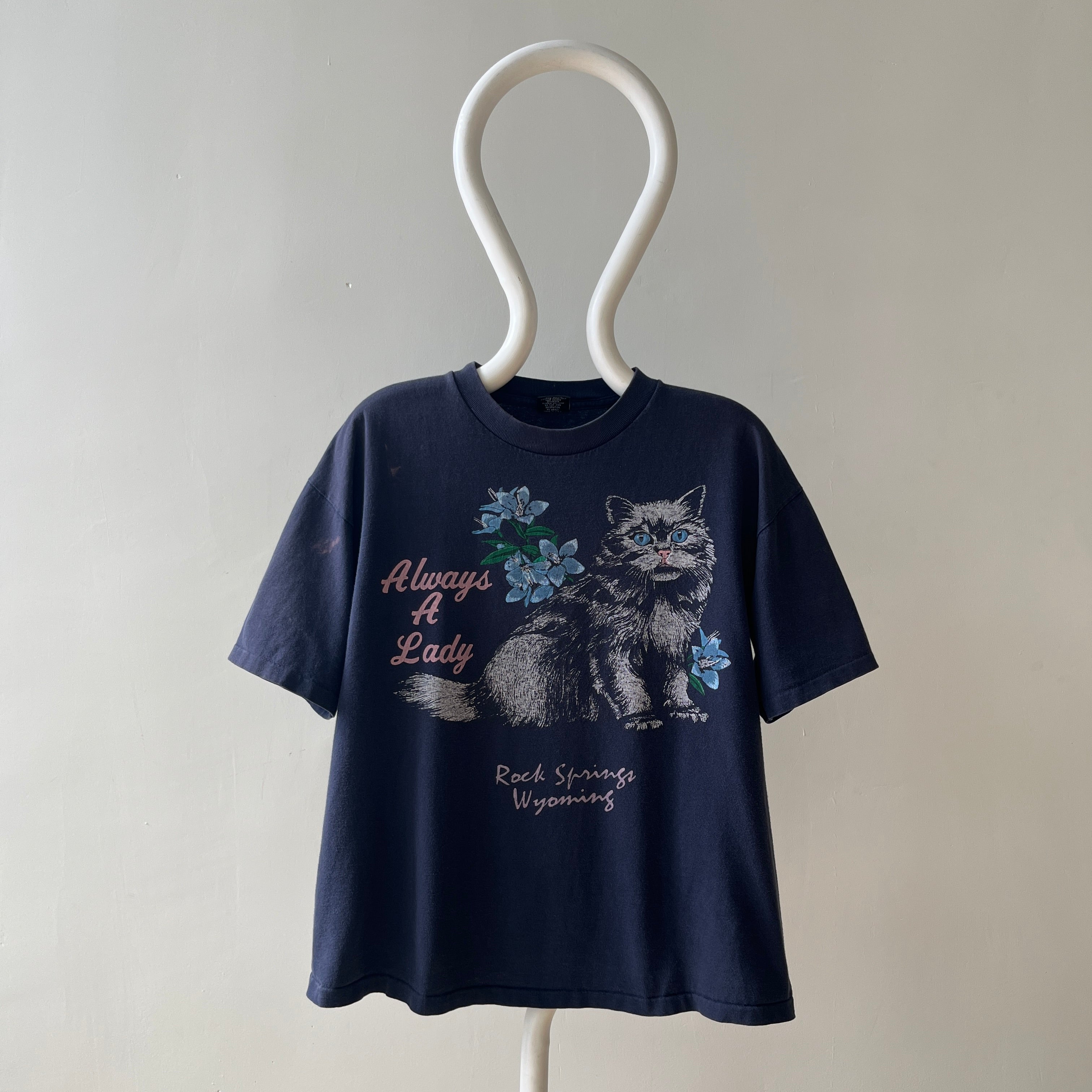 1980s/90s Always A Lady Cat T Shirt = !!!!!!!