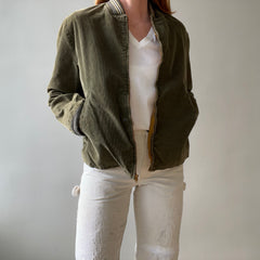 1960s/70s Olive Green Corduroy Reversible Jacket