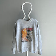 1990s Born Country Faded and Worn Sweatshirt