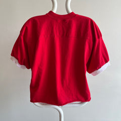 1990s Alpha Gamma Delta Slightly Cropped Football Shirt