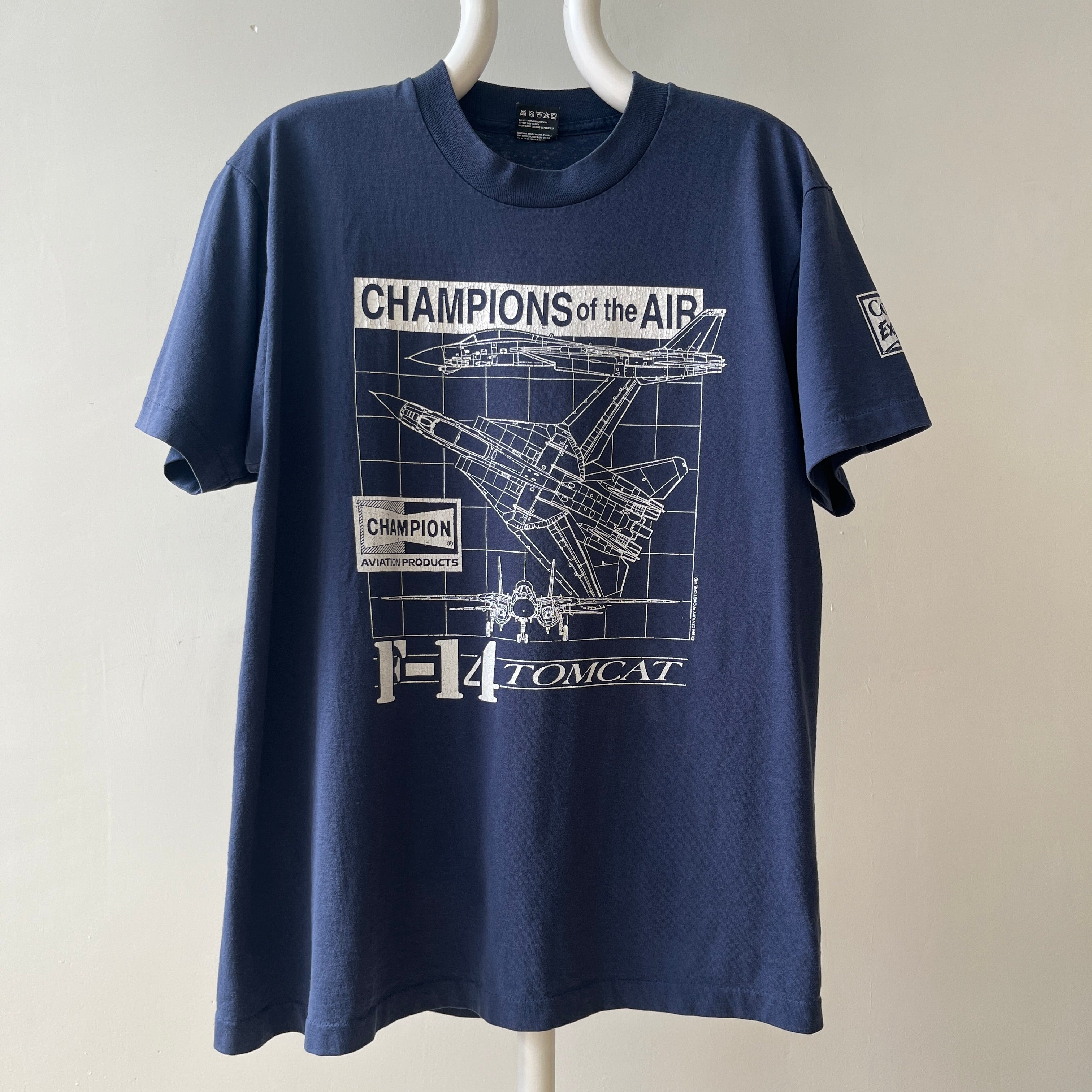 1980s/90s Champions Of The Air F-14 Tomcat T Shirt