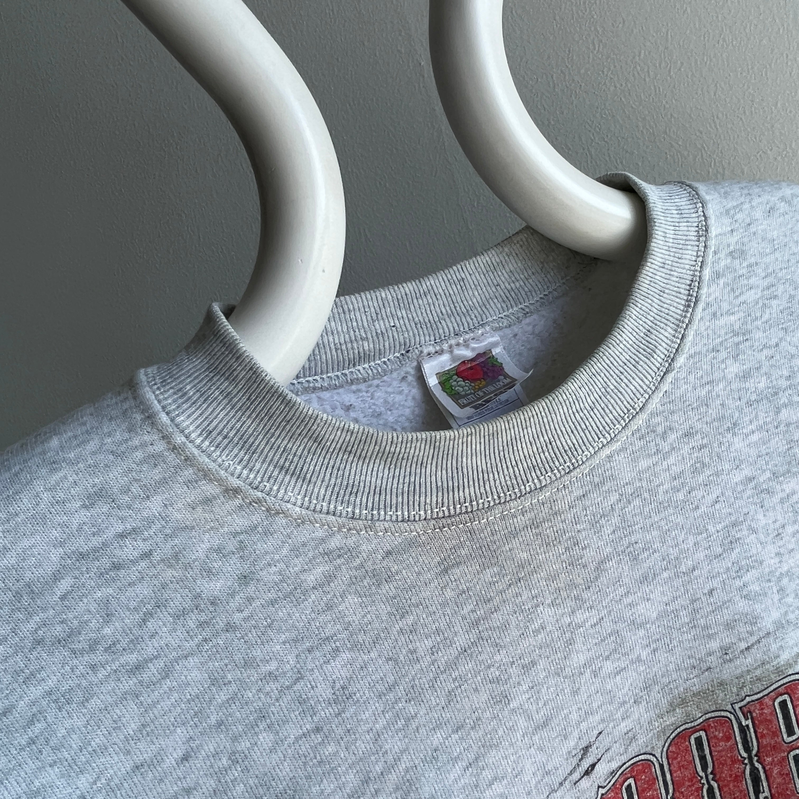 1990s Born Country Faded and Worn Sweatshirt