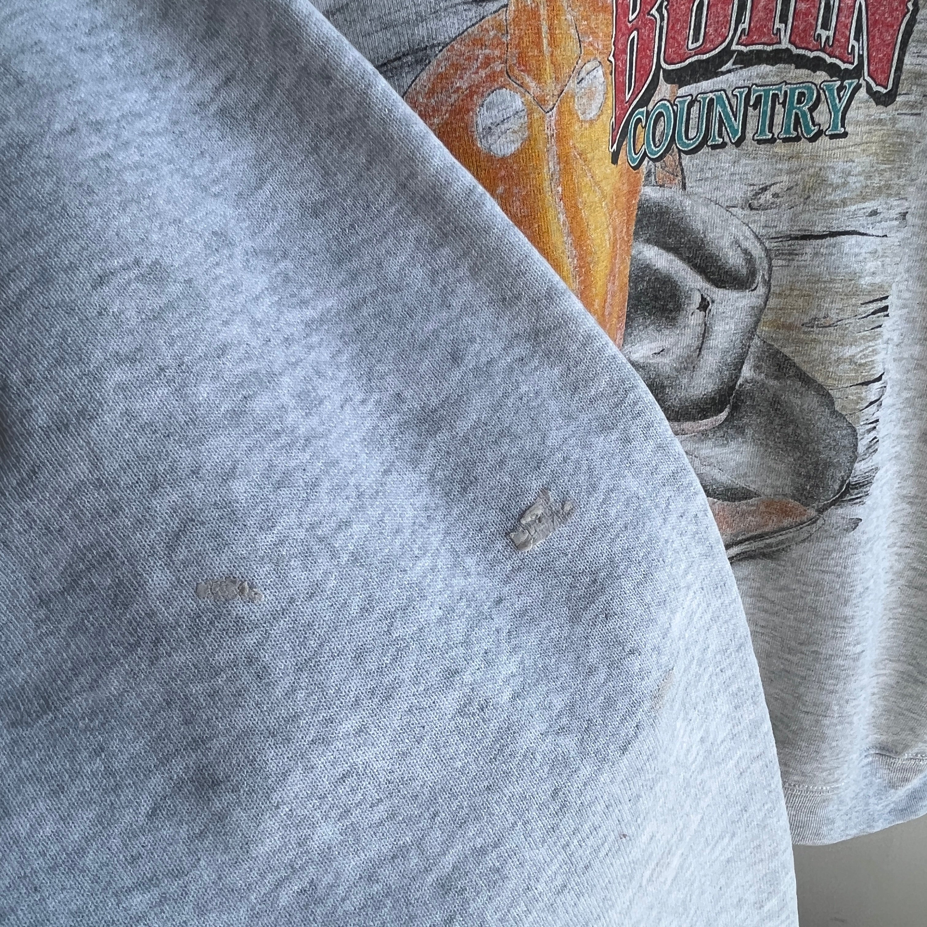 1990s Born Country Faded and Worn Sweatshirt