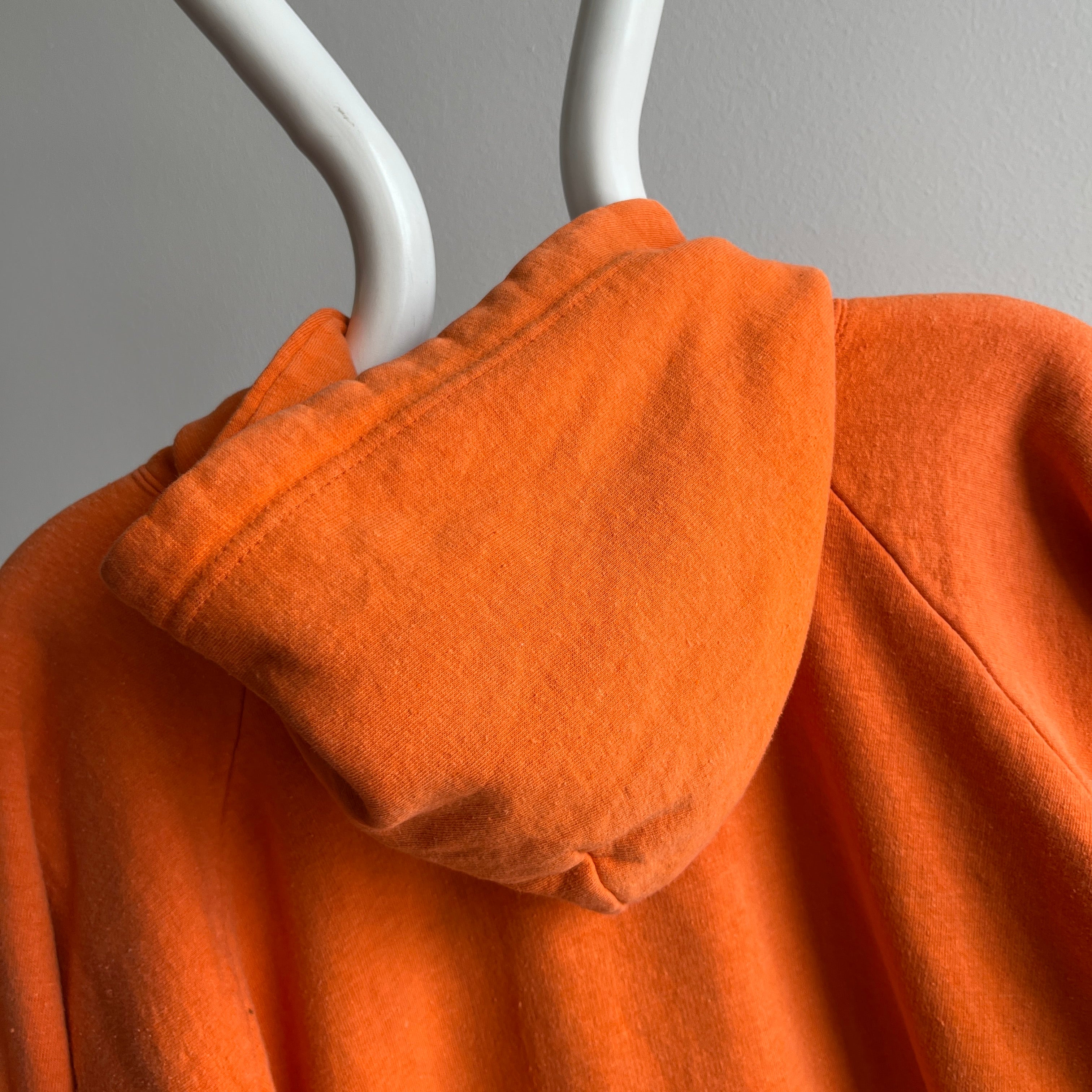 1970s Orange Insulated Staine Hoodie