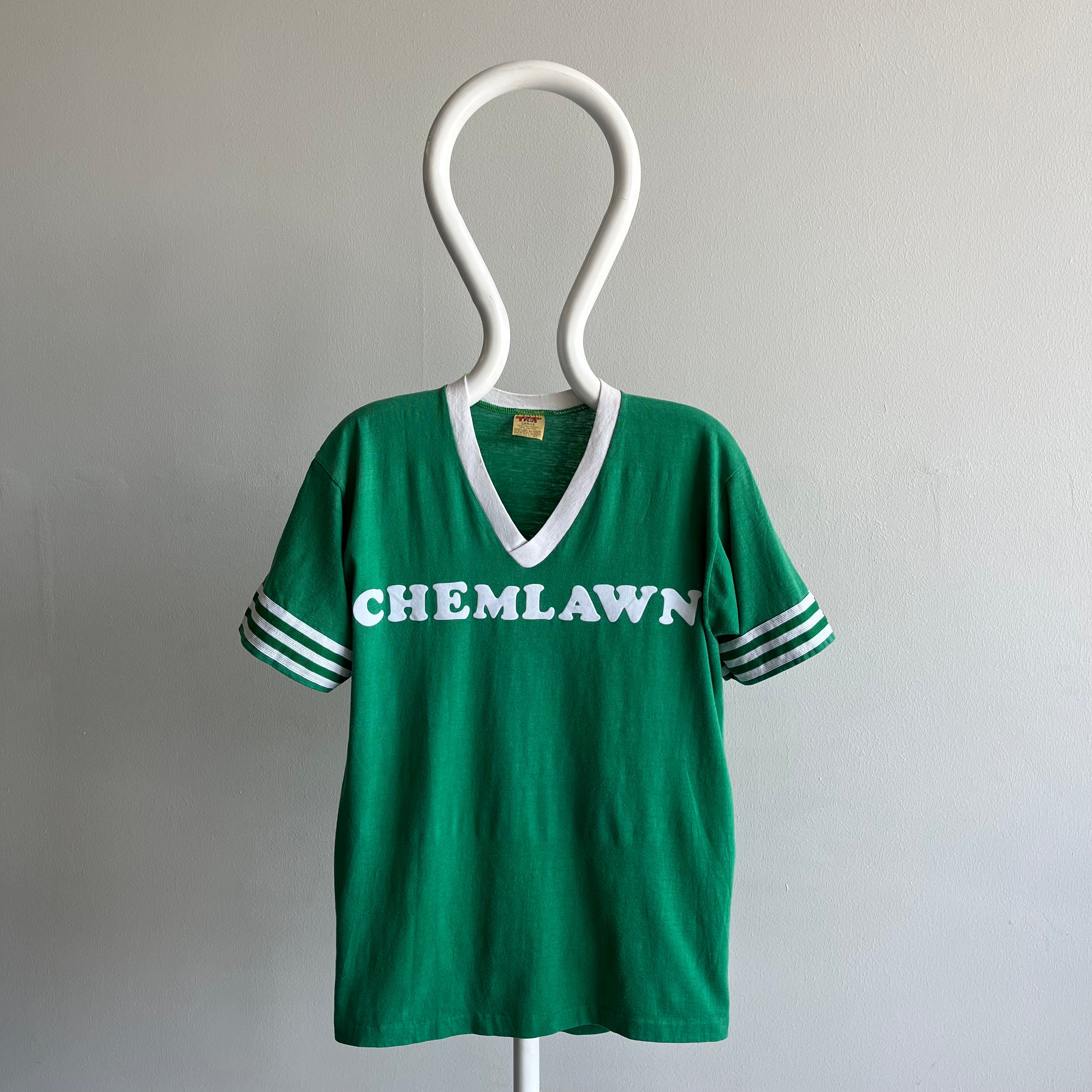 1970s Chemlawn DIY V-Neck - WOW