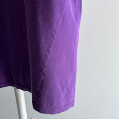 1980s Super Thin and Soft GITANo Purple Pocket T-Shirt - Easy Breezy