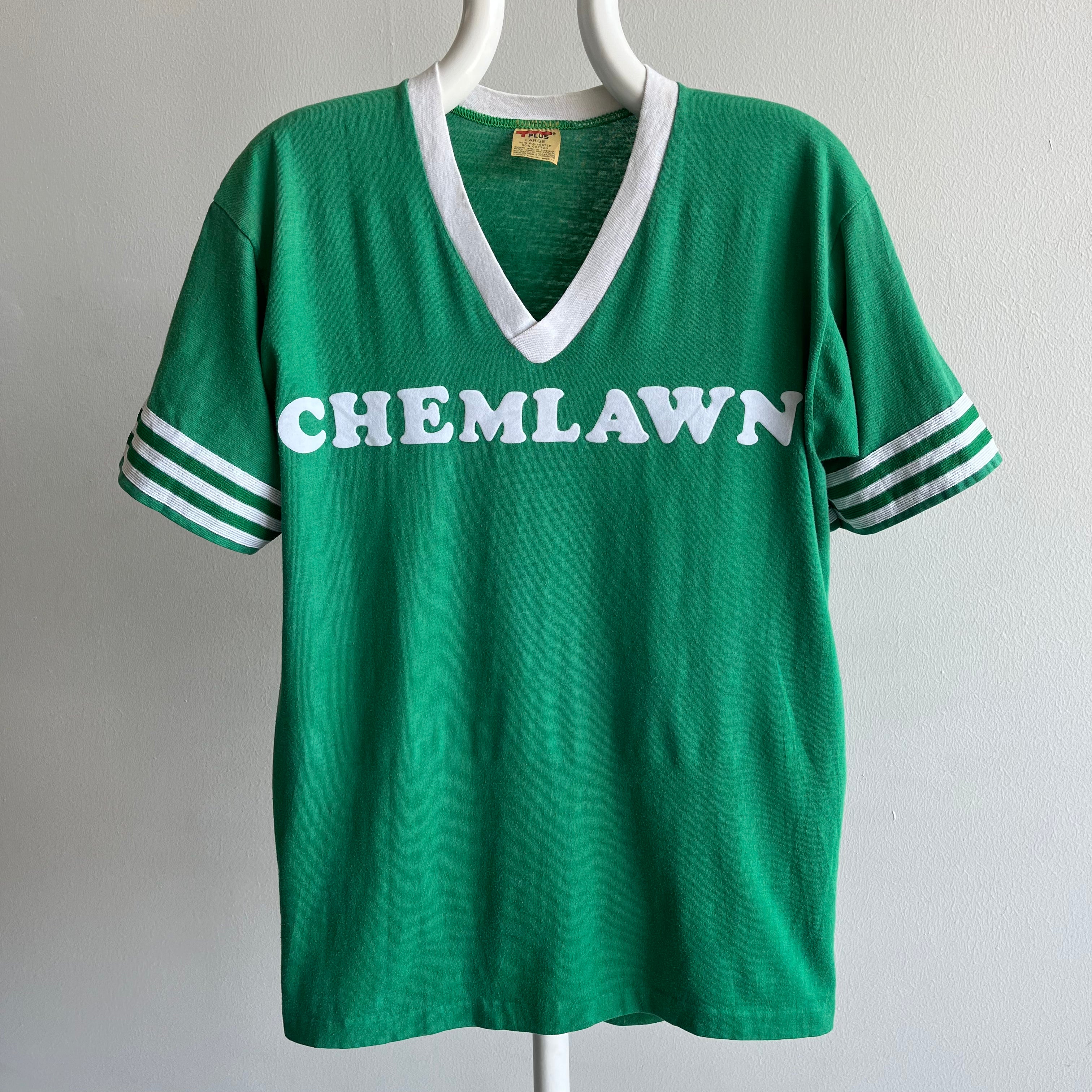 1970s Chemlawn DIY V-Neck - WOW