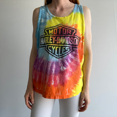 1990s Nashville Harley Tie Dye Tank Top - WOW