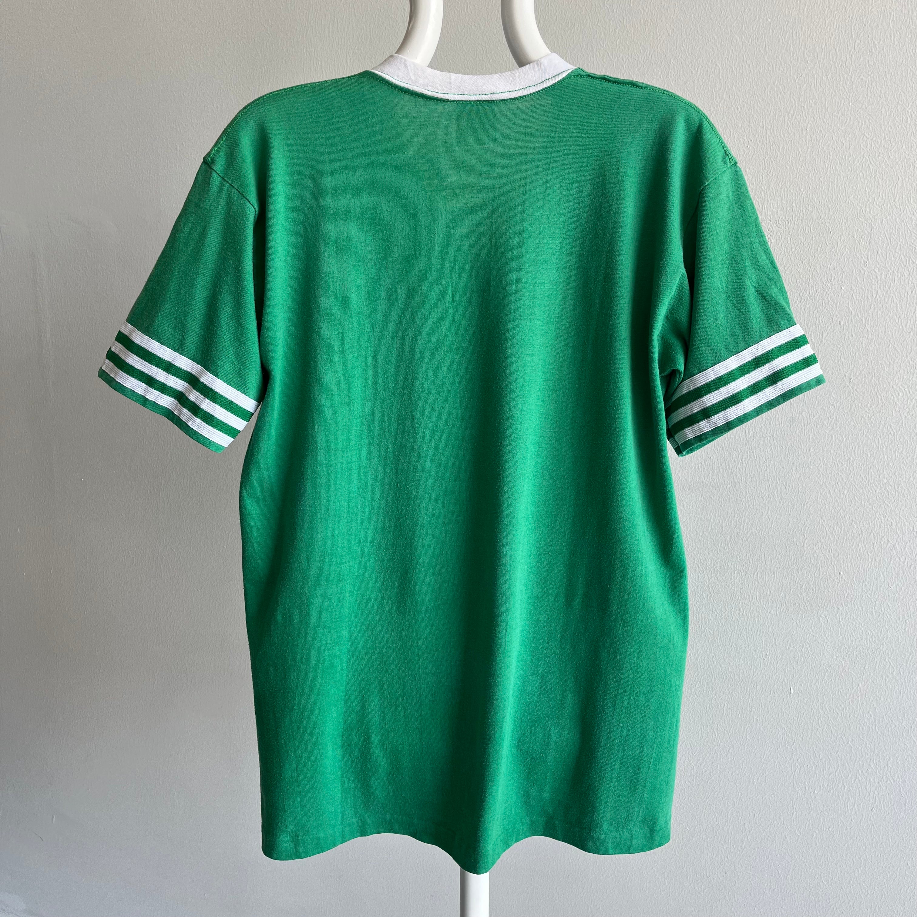 1970s Chemlawn DIY V-Neck - WOW