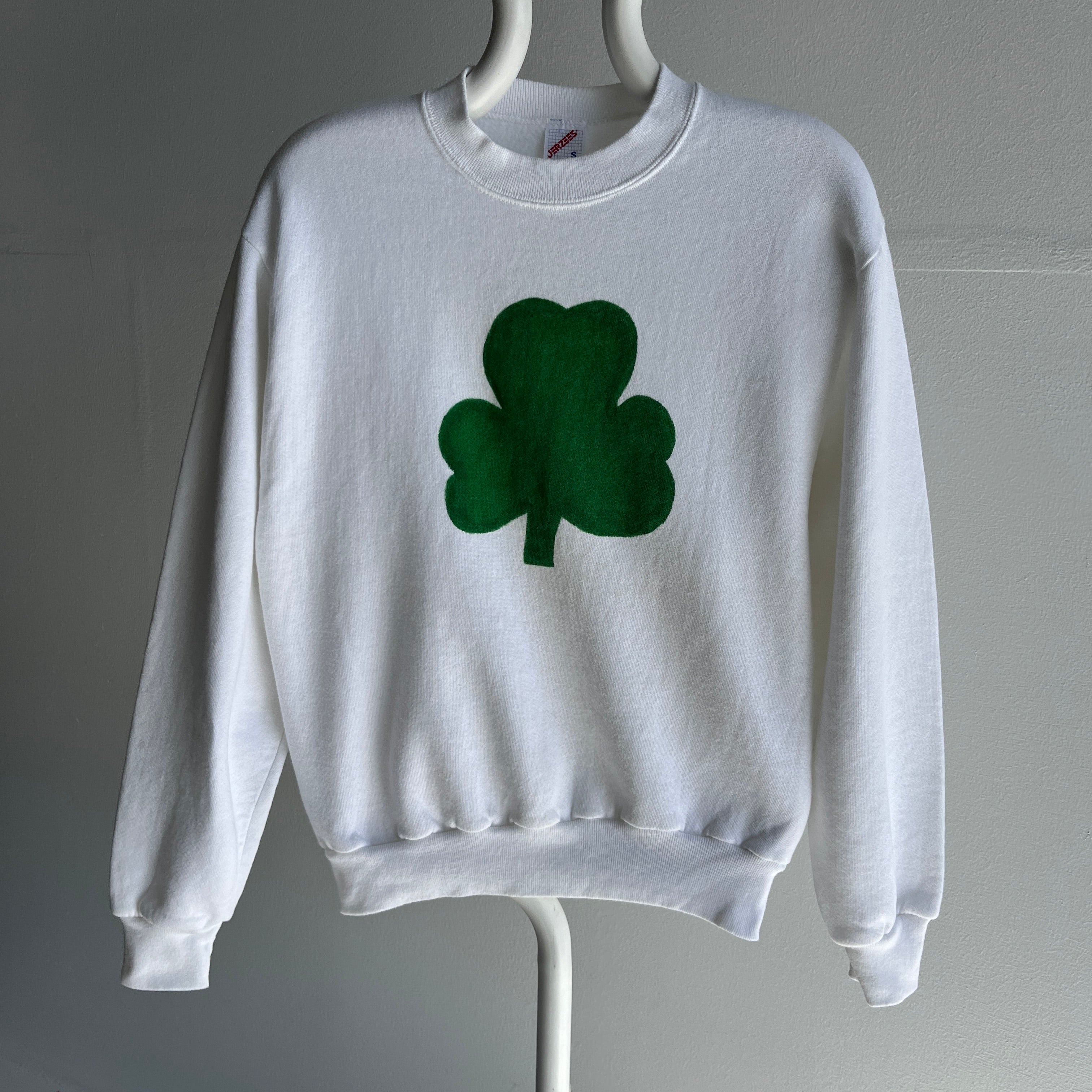 1980s DIY Clover Sweatshirt by Jerzees