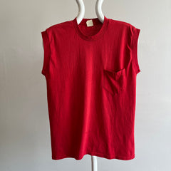 1970/80s Red Triangle Pocket Muscle Tank