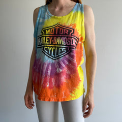 1990s Nashville Harley Tie Dye Tank Top - WOW