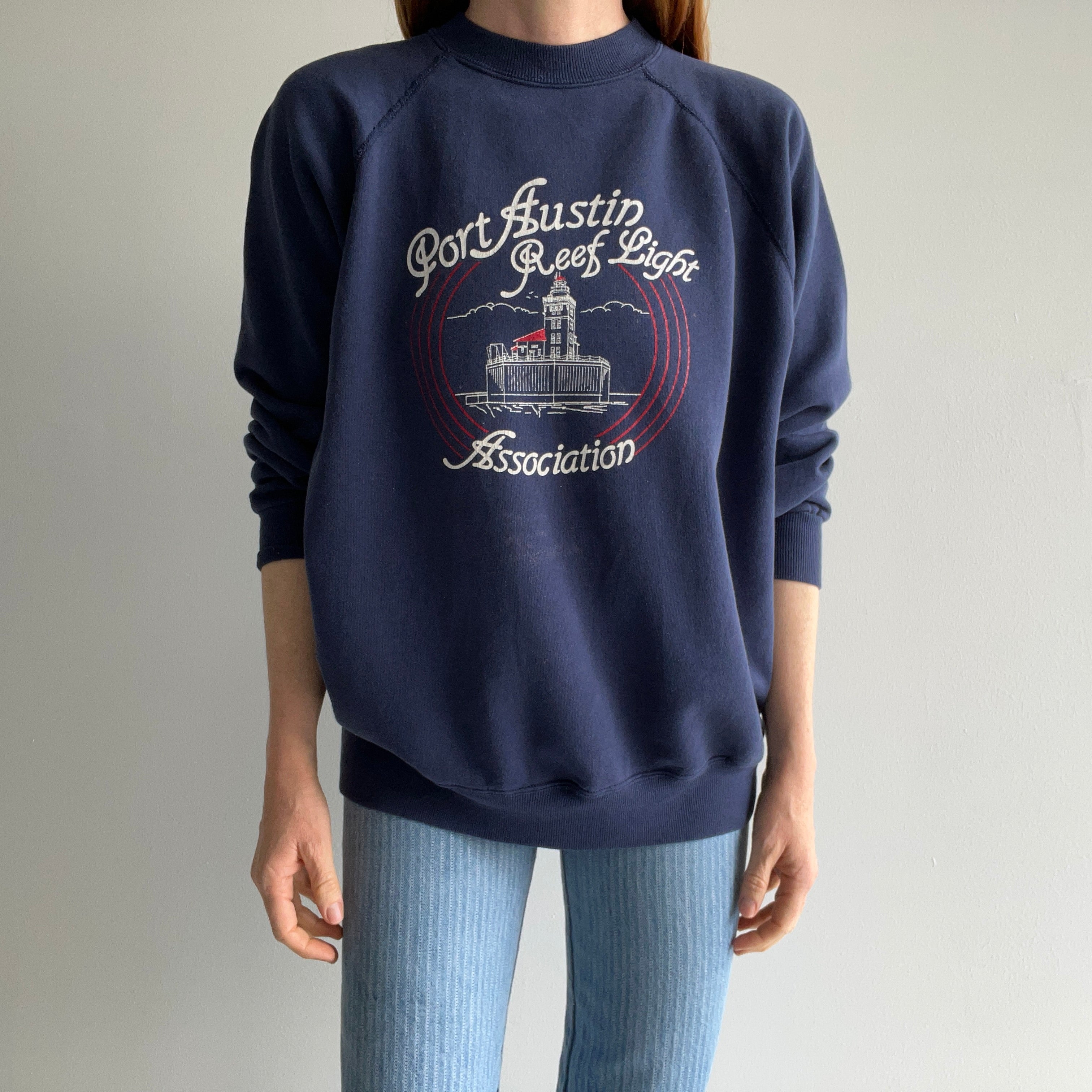 1980s Port Austin Reef Light Association Sweatshirt