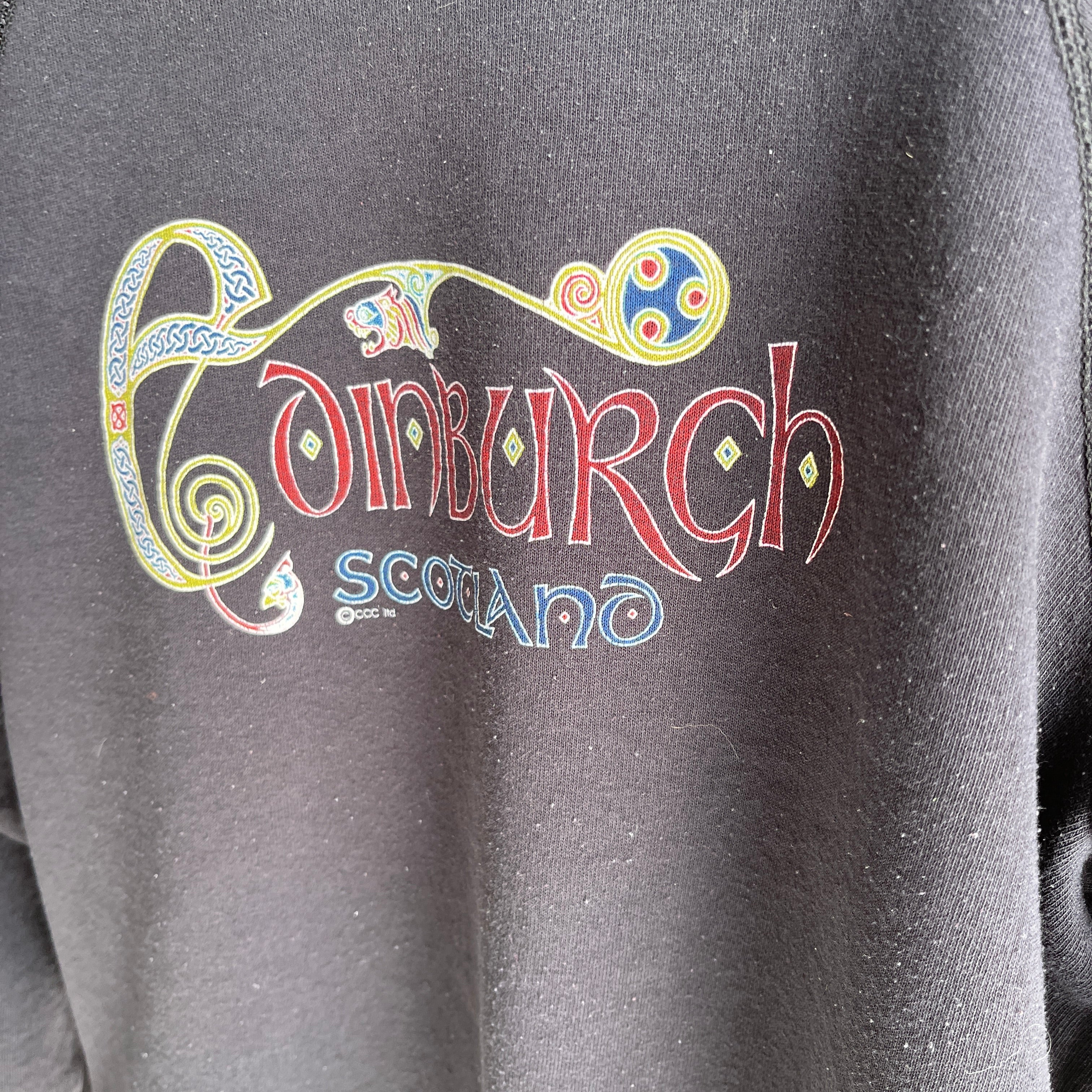 1980s Edinburgh, Scotland Sweatshirt Made in USA