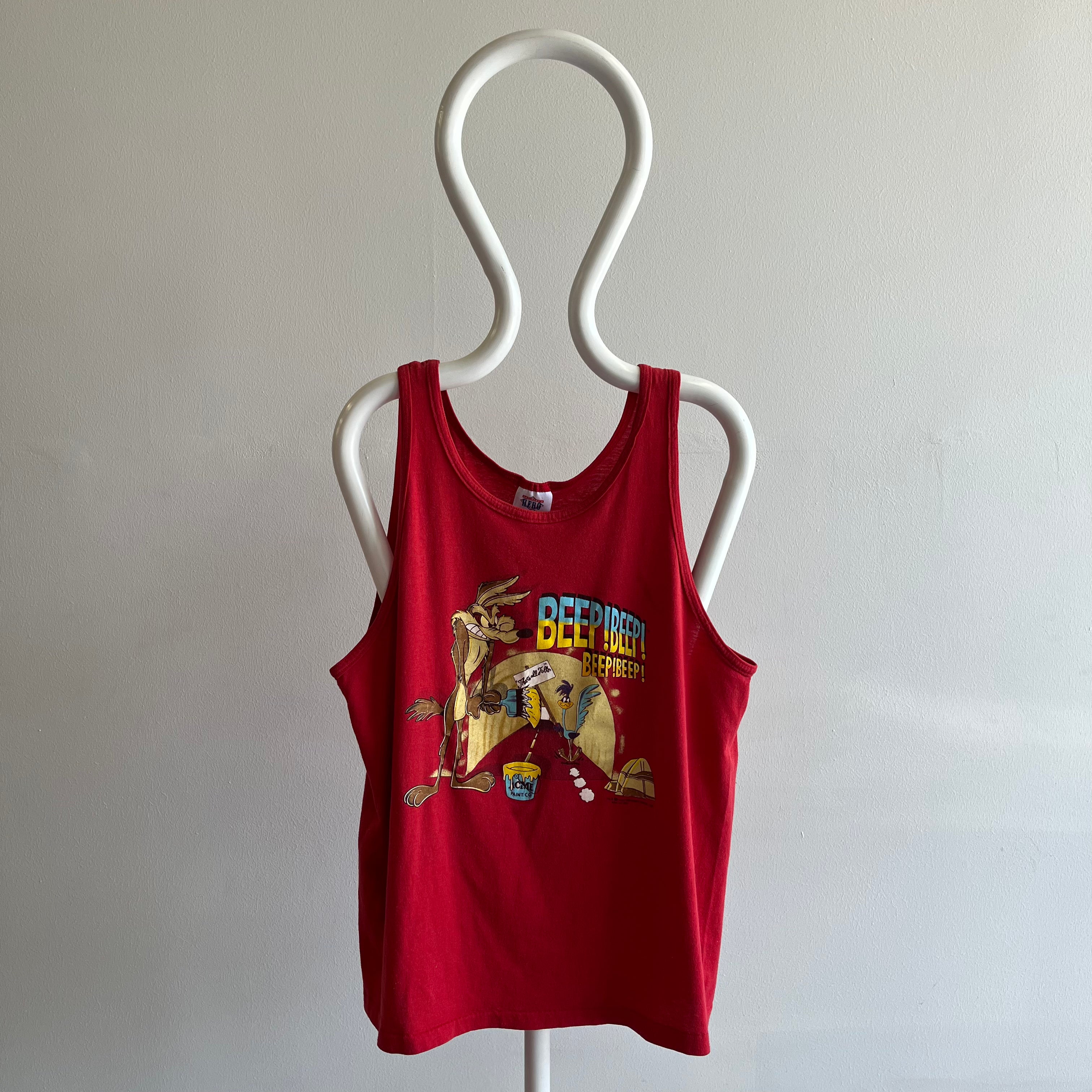 1991 Road Runner and Wile E. Coyote Tank Top