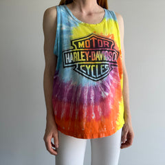 1990s Nashville Harley Tie Dye Tank Top - WOW