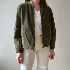 1960s/70s Olive Green Corduroy Reversible Jacket