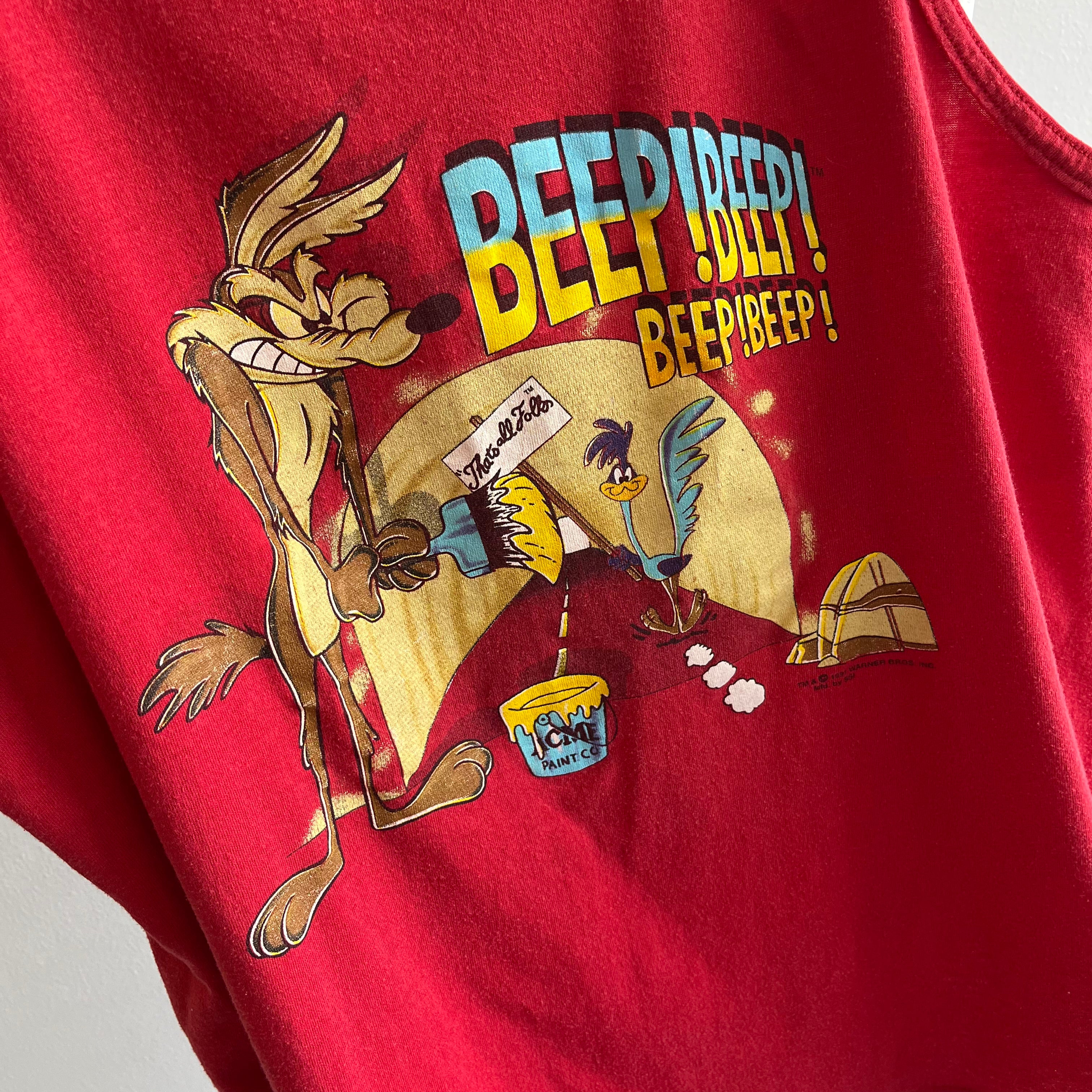 1991 Road Runner and Wile E. Coyote Tank Top