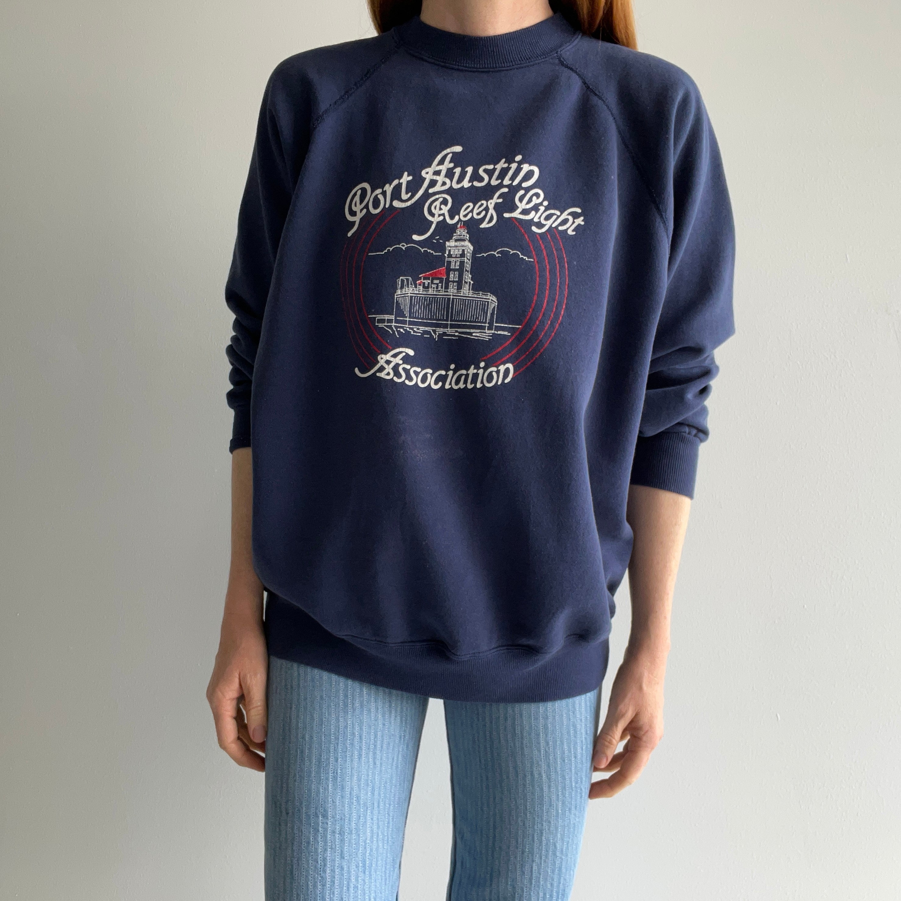 1980s Port Austin Reef Light Association Sweatshirt