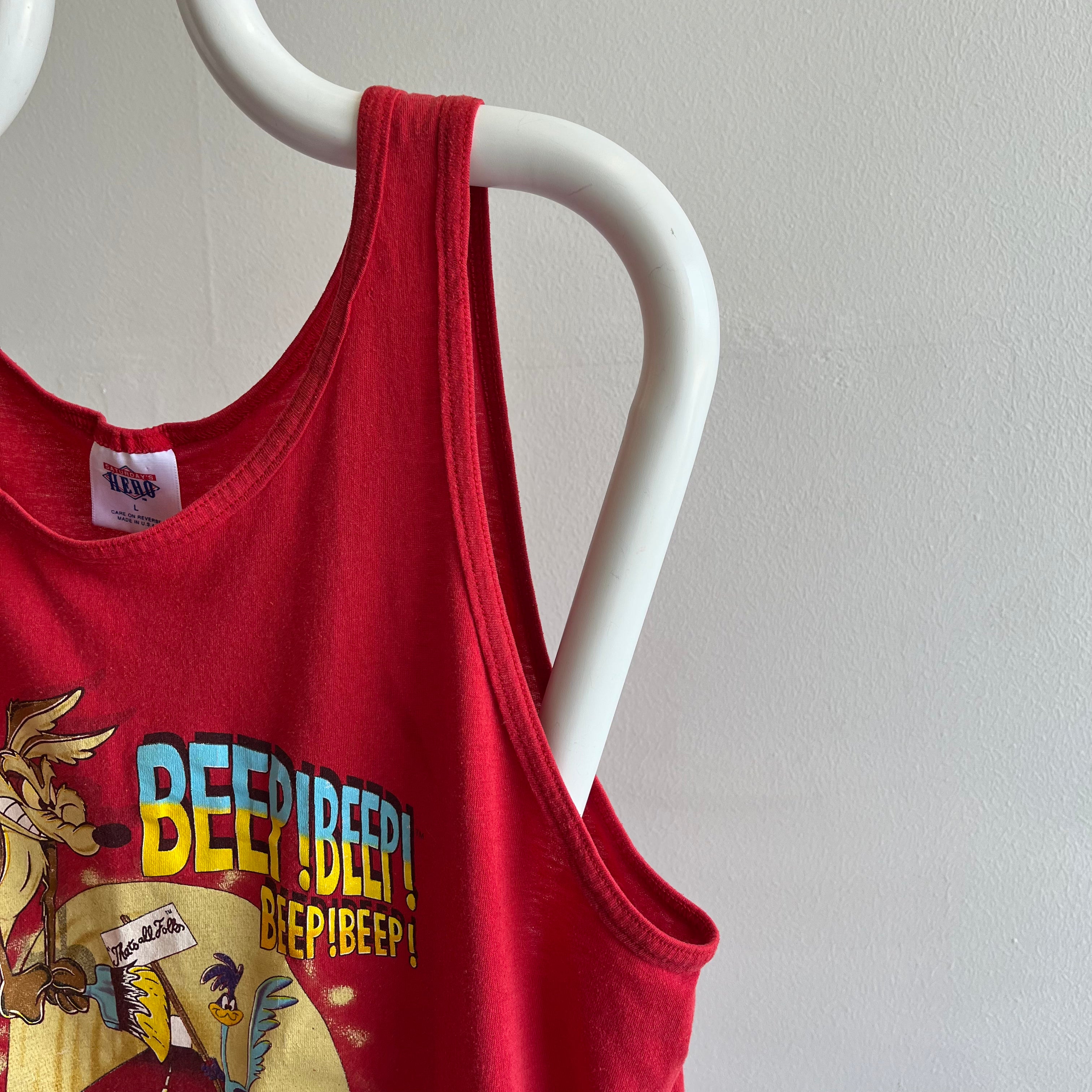 1991 Road Runner and Wile E. Coyote Tank Top