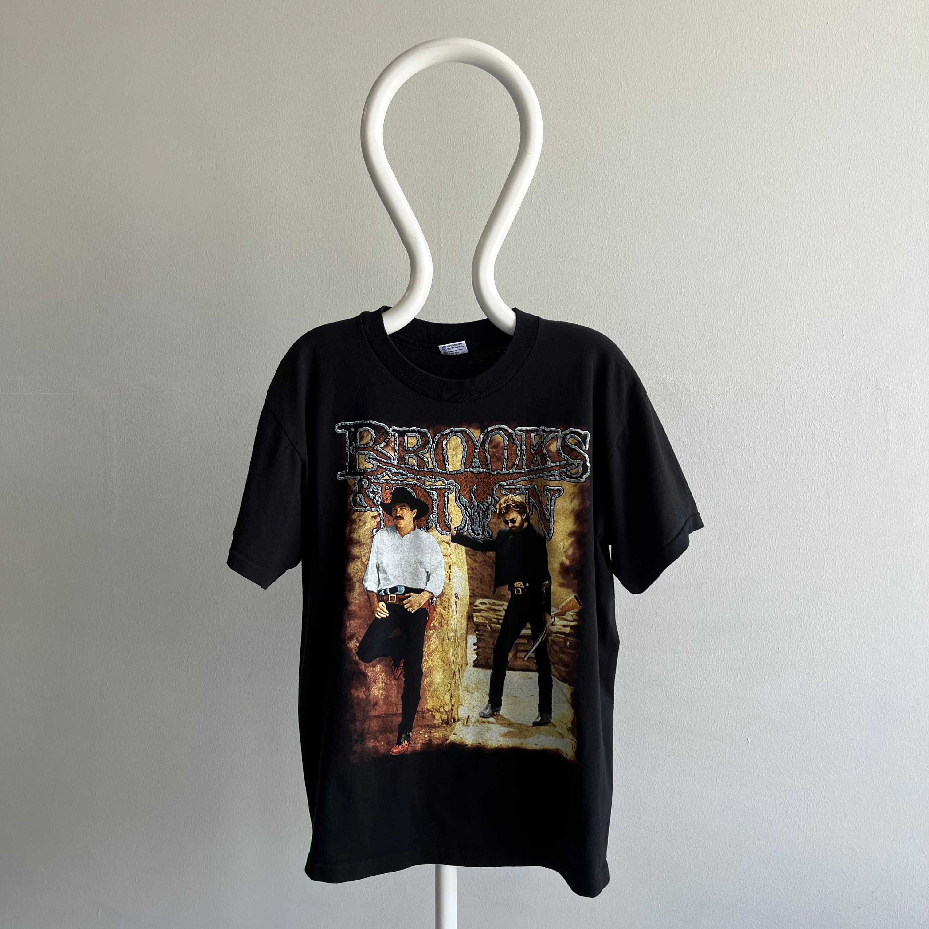 1990s Brooks & Dunn Front and Back T-Shirt