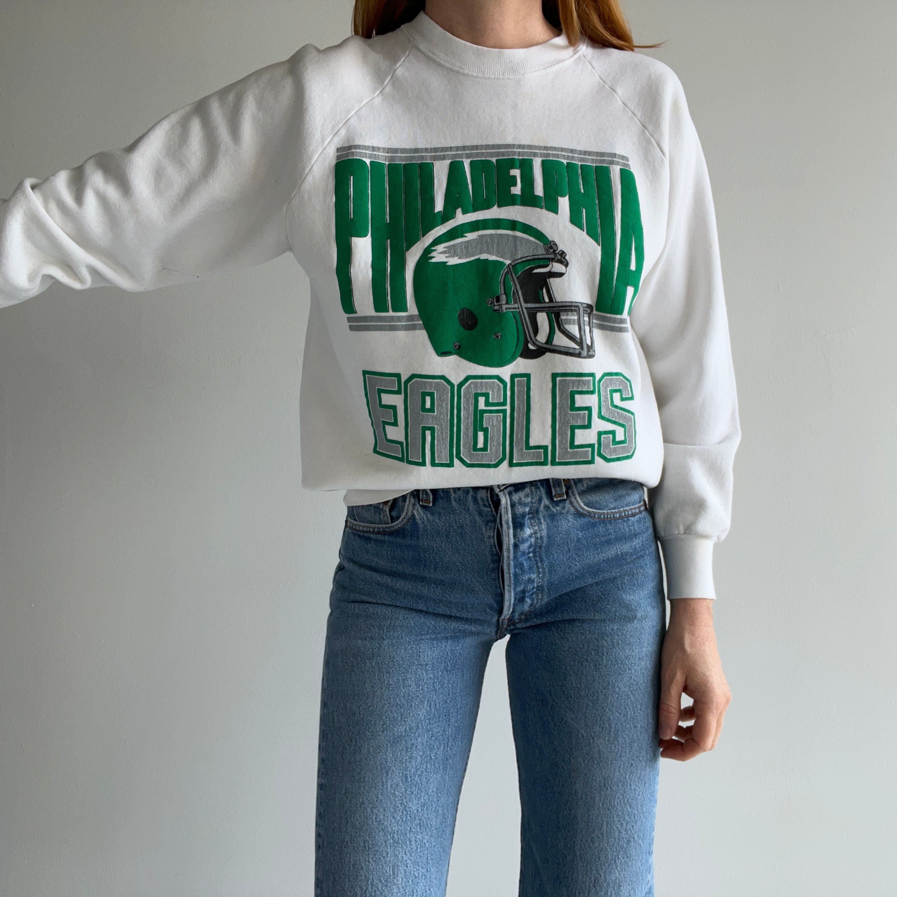 1980s Philadelphia Eagles Stained Sweatshirt