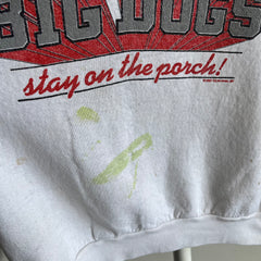 1987 Thinned Out Super Stained The Ohio State Sweatshirt - THIS!!