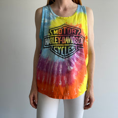 1990s Nashville Harley Tie Dye Tank Top - WOW