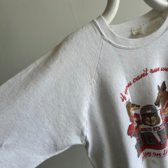 1987 Thinned Out Super Stained The Ohio State Sweatshirt - THIS!!