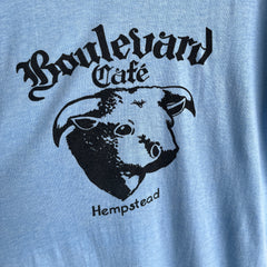 1970s Boulevard Cafe Hempstead Cow Ring T-Shirt