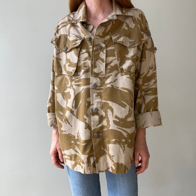 1999 Tan And Brown Camo British Military Jacket/Shirt